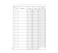 Registro Conto Corrente Banca Data Ufficio - 21x15,5 cm - 96 Pagine - DU13420000