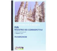 Registro corrispettivi DU168524C00 Data Ufficio ricalcante 24 pagine con copia 23x30 cm