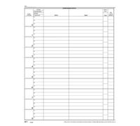 Registro Corrispondenza Arrivo/Partenza Data Ufficio - 24,5x31 cm - 50 Pagine -