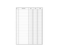 Registro Dare-Avere-Saldo - 96 pagine - 17 x 12 cm - DU133300000 - Data Ufficio