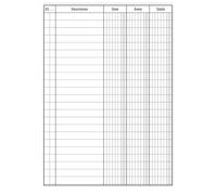 Registro Dare/Avere/Saldo Data Ufficio - 96 Pagine - 12x17 cm - DU133300000 (Con