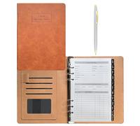 Registro dei clienti, raccoglitore per profili dei clienti e pagine di ricambio con linguette alfabetiche per saloni, parrucchieri, unghie, piccole imprese, 108 fogli, 16,8 x 22,9 cm