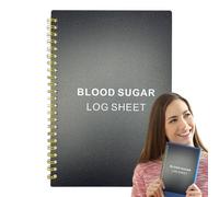 Registro dei livelli di zucchero nel sangue - Notebook A5 Portatile Per Monitoraggio Del Glucosio Con 60 Pagine,Rubrica Di Registro Medico Per Controllo Della Salute E Gestione Dei Dati Per Adulti