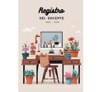Registro del docente 2025-2026, formato A4, elenco alunni per 20