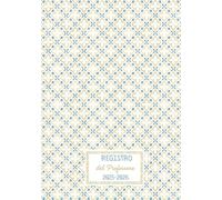 Registro del professore: 6 classi - con agenda mensile e sezioni per argomenti trattati, colloqui con i genitori, valutazioni, consigli di classe, copertina rigida