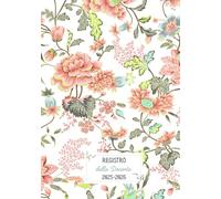 Registro della docente: 6 classi - con agenda mensile e sezioni per argomenti trattati, colloqui con i genitori, valutazioni, consigli di classe, copertina rigida