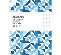 Registro di Cassa Entrate Uscite: Libro Mastro Contabile DIN A4 118 Pagine Numerate Quaderno Contabilità