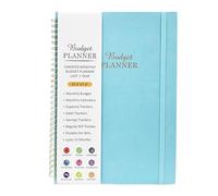 Registro finanziario e libro aziendale, organizzatore finanziario mensile, pianificatore di budget, pianificatore finanziario portatile con tasche a doppia faccia per compleanno, Natale