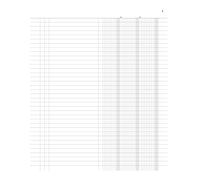 Registro Inventario a 3 Colonne DataUfficio - 96 pag 31x24,5 cm DU135100000