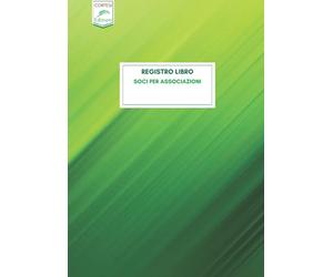 Registro libro soci per associazioni: Formato A4 - 53 pagine doppie numerate