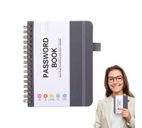 Registro password Internet: monitoraggio 'accesso portatile e organizzatore di dettagli digitali, password A6 sicuro per siti Web, e nomi utente | Adr Rubrica