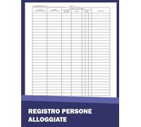Registro persone alloggiate: 81 Pagine