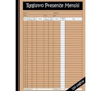Registro presenze mensili