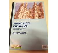 REGISTRO PRIMA NOTA CASSA-IVA CONTABILITA' E SOCIETA' - DU1680C - DUPLICE COPIA