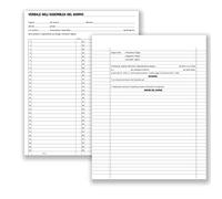 Registro verbali assemblee condominio Data Ufficio Bianco rigato non perforato 31 x 24,5 cm carta