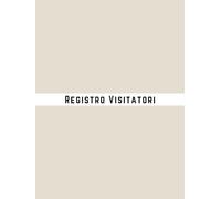 Registro Visitatori: Registro di ingresso e uscita di 100 pagine per uffici, aree reception e aziende - Consente di registrare fino a 3.200 accessi