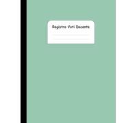 Registro Voti Docente: Formato A4 _ colore verde