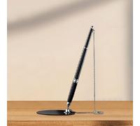 Registry Pen Reception Pen con supporto per stand 0,5 mm Inchiostro nero Guest