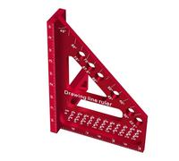 Règle De Mesure Multi-Angles - Rapporteur D’Angle 22.5-90° En D’Aluminium, Règle De Traçage Avec Trou Pour Menuisier | Bricolage, Dessin, Construction, Ébénisterie, Fabrication Meubles
