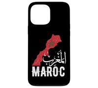 Regno del Marocco Orgoglio Bandiera Marocchina Vintage Mappa Marocchina Custodia per iPhone 13 Pro Max