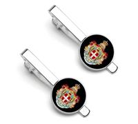 Regno d'Italia Stemma Divertente Fermacravatta Clip Fermacravatta Clip Fermacravatta Clip Regolare Cravatte Cravatta Regali Decorativi Per Gli Uomini, 5.5x2.2cm, Metallo