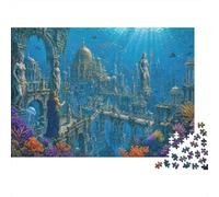 Regno sottomarino di Atlantide Puzzle 1000 Pezzi, Sfida Difficile