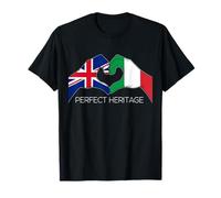 Regno Unito e Italia British Italian Perfect Heritage He Maglietta