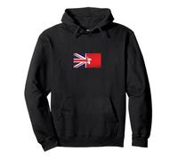 Regno Unito & Hong Kong Bandiere - British Hong Konger Felpa con Cappuccio
