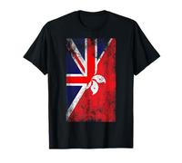 Regno Unito & Hong Kong Bandiere - British Hong Konger Maglietta