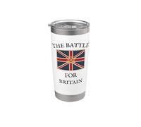 REGNO UNITO ORGOGLIO BRITANNICO BATTAGLIA Orgogliosa per la Gran Bretagna Bicchiere termico in acciaio inox doppia parete