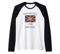Regno Unito Orgoglio Britannico Battaglia Orgogliosa per la Gran Bretagna Maglia con Maniche Raglan