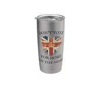 REGNO UNITO ORGOGLIOSO DEL REGNO UNITO PRIDE I PATRIOTI BRITANNI NON VOTARE Bicchiere termico in acciaio inox doppia parete