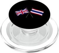 Regno Unito Thailandia Attraversato Bandiere British Thai Unity PopSockets PopGrip per MagSafe
