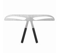 Regola del sopracciglio con 4 tipi di equilibrio a forma di sopracciglio per tutte le facce di colore nero (Standard Eyebrows)