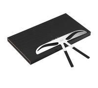 Regola del sopracciglio con 4 tipi di equilibrio a forma di sopracciglio per tutte le facce di colore nero (Classic eyebrow)