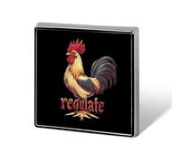 Regola il tuo cazzo Spille quadrate alla moda per uomo e donna Spille in metallo divertenti per giacca, borsa, cappello