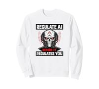 Regola l'IA Prima Che regoli Il Tuo Teschio Robot Felpa