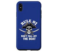 Regola n. 1 Non cadere dalla crociera in barca Pirate Party Custodia per iPhone XS Max