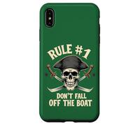 Regola n. 1 Non cadere dalla crociera in barca Pirate Party Custodia per iPhone XS Max