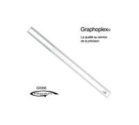 Regola picas 2 biselli bianchi + gobbatura 50 cm