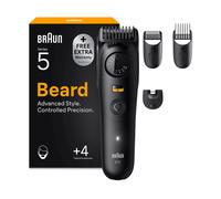 Braun Beard Trimmer 9 BT5520 Regolabarba + Accessori Bagnato e secco Colore Nero