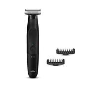 Regolabarba BRAUN XT3100, Acciaio inox, Wet & Dry, Batteria, Nero