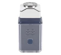 Regolabarba da Viaggio per Uomo, Portatile, Ricaricabile, con Resistenza All'acqua IPX7, Silenzioso, Elettrico, Rasatura a Secco e a Umido, con Testina per pelosità del Naso e (Blu)