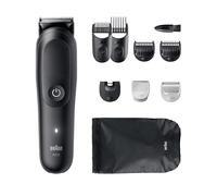 Braun Tagliaerba All-in-One Series 5, kit 9-in-1, lama affilata, rasatura del corpo, AIO5540, nero