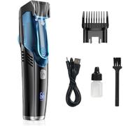 Regolabarba elettrico, rasoio elettrico per capelli, pettine regolabile, ricaricabile, da uomo