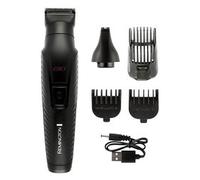 Remington Tagliacapelli e Rasoi per Barba, Uomo, Kit di Cura 10 in 1 con 5 Accessori, Trimmer Viso, Naso, Orecchie e Sopracciglia, Rivestimento Ingranaggio in Grafite, Lame Autoaffilanti, G10 PG2100