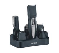 REGOLABARBA HAEGER Trimmer 5 in 1 45 Minuti di Autonomia, 3 Pettini