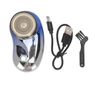 Regolabarba, kit per toelettatura da uomo, tagliacapelli impermeabile e asciutto, curvo, per barba senza fili, per testa, capelli, corpo, inguine e viso con lame, senza bisogno di
