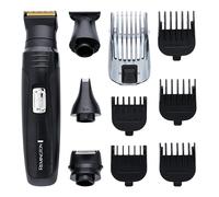 Remington Rasoio Elettrico Multiuso - Rifinitore per il corpo, Regolabarba, Tagliacapelli - Lame autoaffilanti in Titanio, set styling per peli del viso e corpo, 4 testine rimovibili, GroomKit PG6130