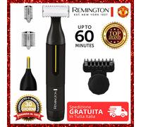 Regolabarba Remington Rasoio Rifinitore Taglia peli naso orecchie sopracciglia
